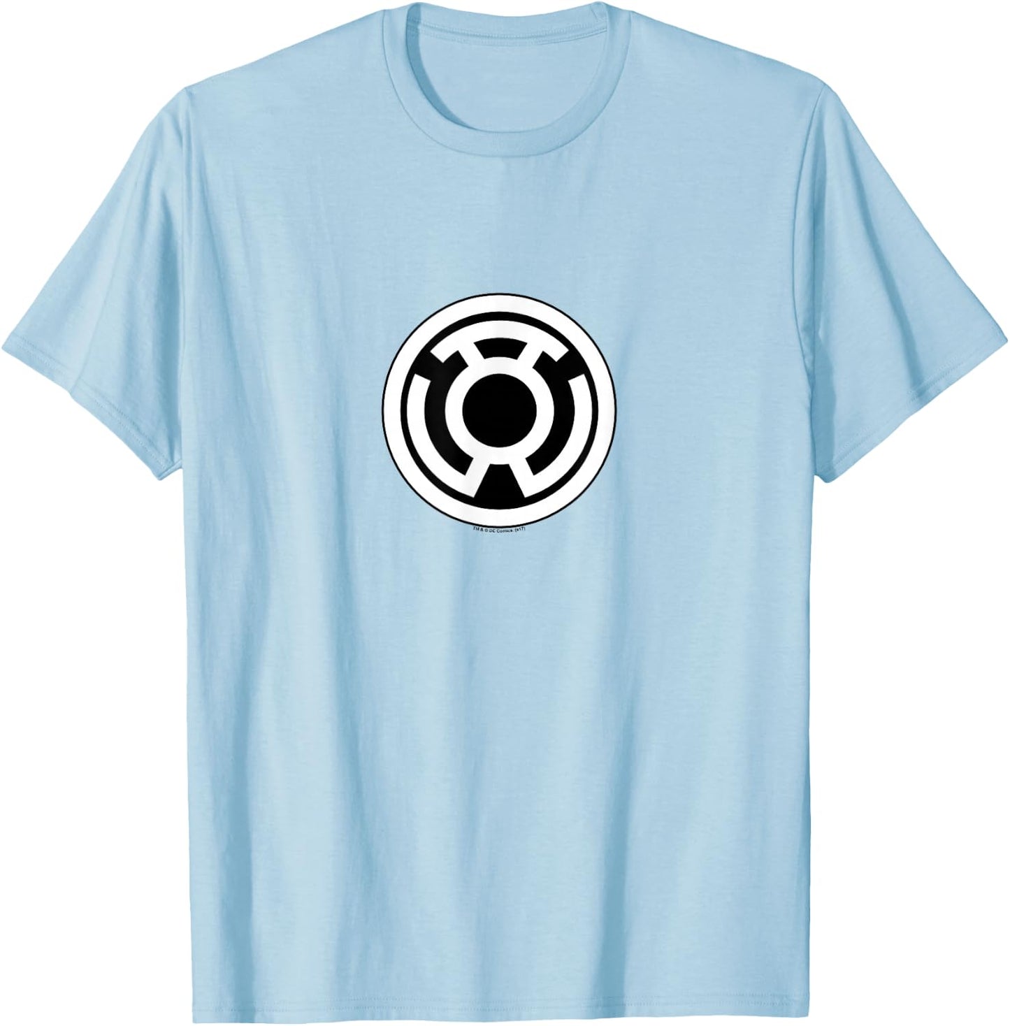 Popfunk Green Lantern Corps Yellow Lantern Logo T-Shirt - T-Shirt | Light Blue