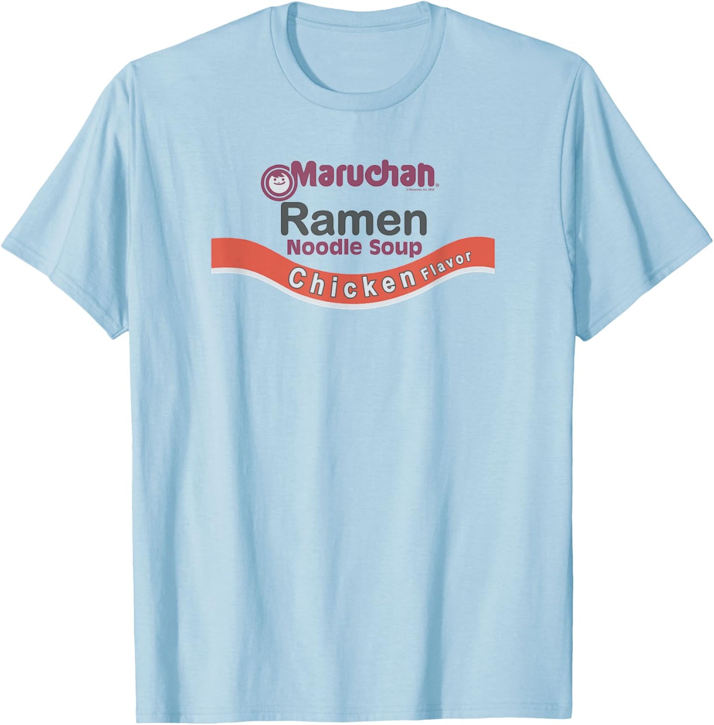 Maruchan Ramen Noodle Soup Chicken Flavor Logo T-Shirt - T-Shirt | Light Blue