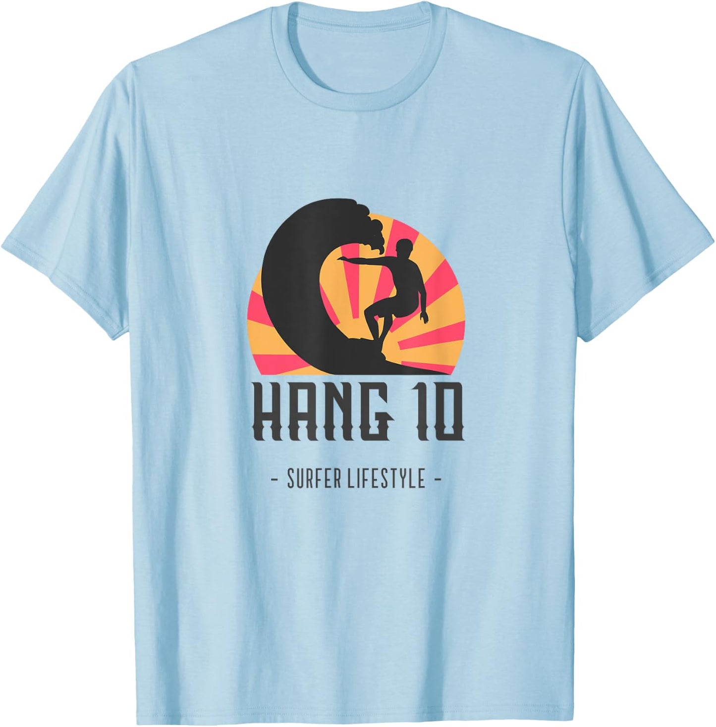 Hang 10 T-Shirt - T-Shirt | Light Blue