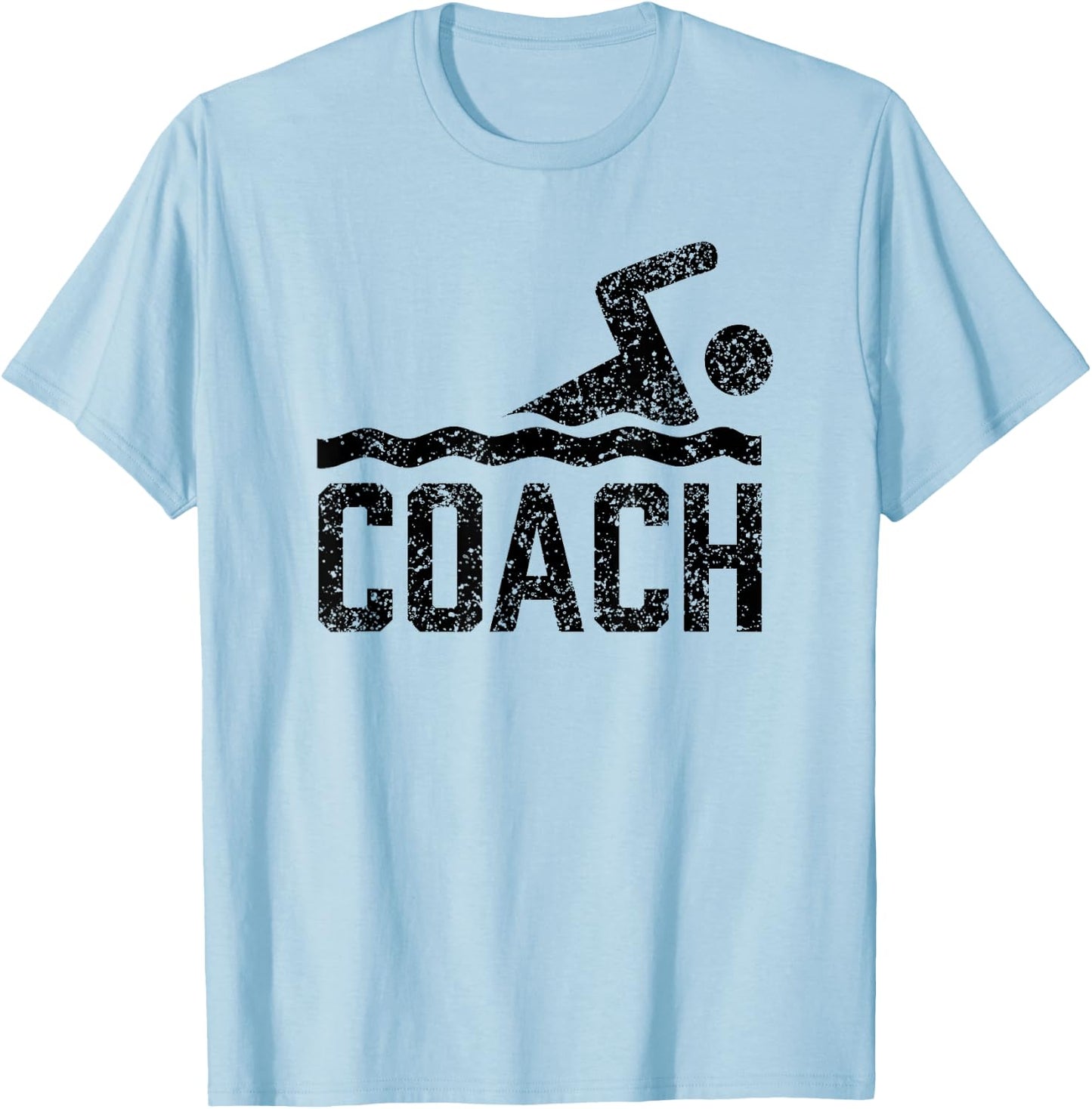 Swimming Coach Trainer Instructor Swimmer T-Shirt - T-Shirt | Light Blue