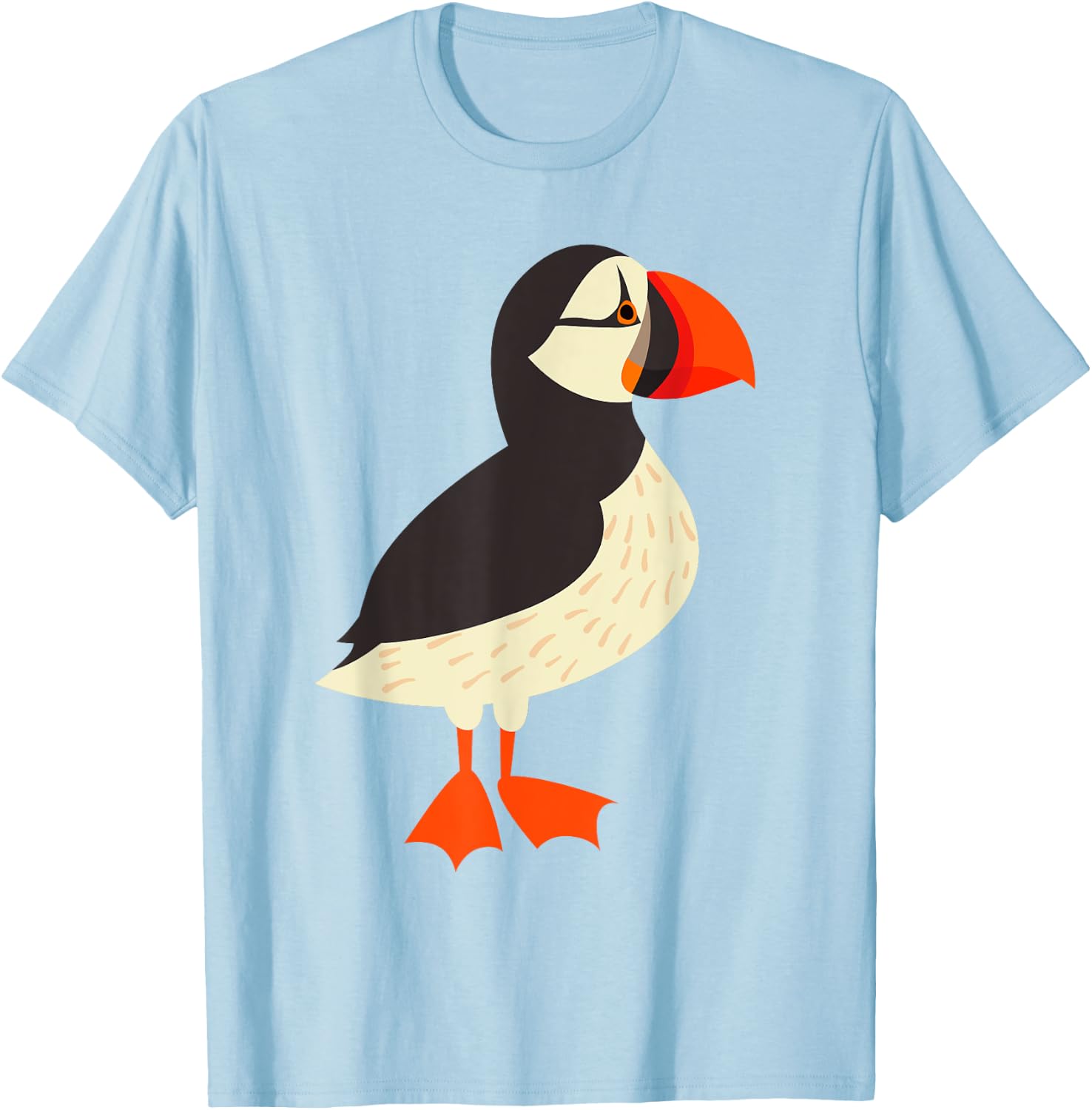 Puffin Bird Men Women Boys Or Girls T-Shirt - T-Shirt | Light Blue