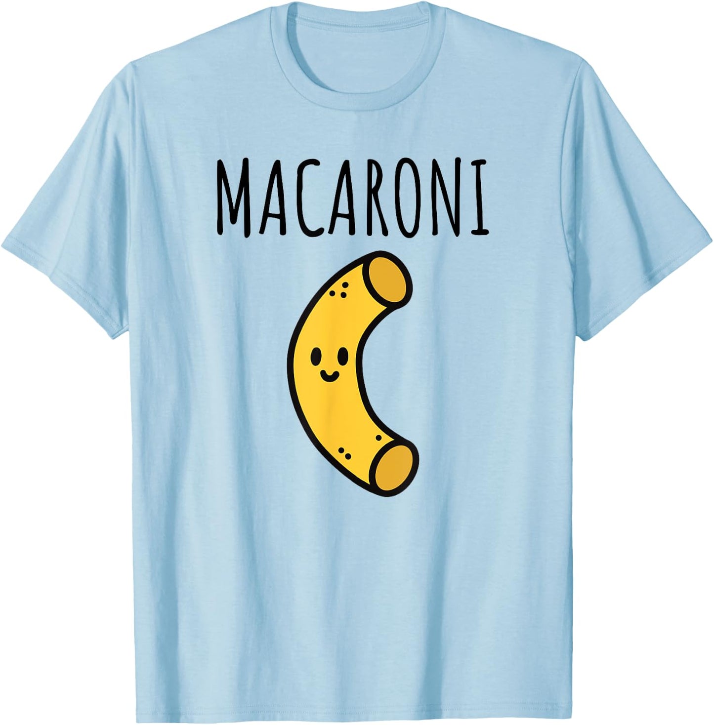 Macaroni Cheese Matching Couple Costume BFF Halloween Funny T-Shirt - T-Shirt | Light Blue