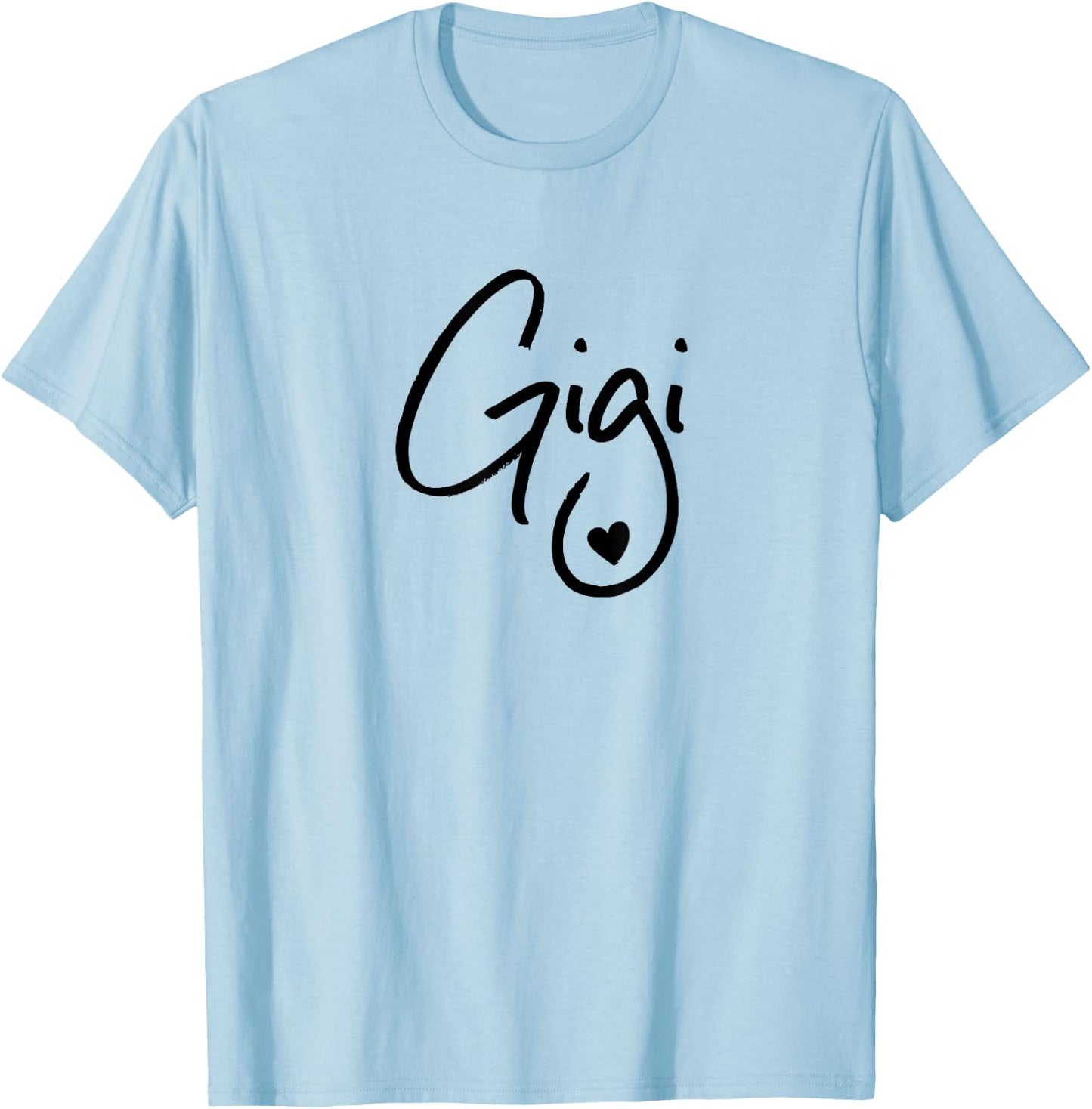 Cute Gigi design - Mother's Day Gift for Grandma T-Shirt - T-Shirt | Light Blue