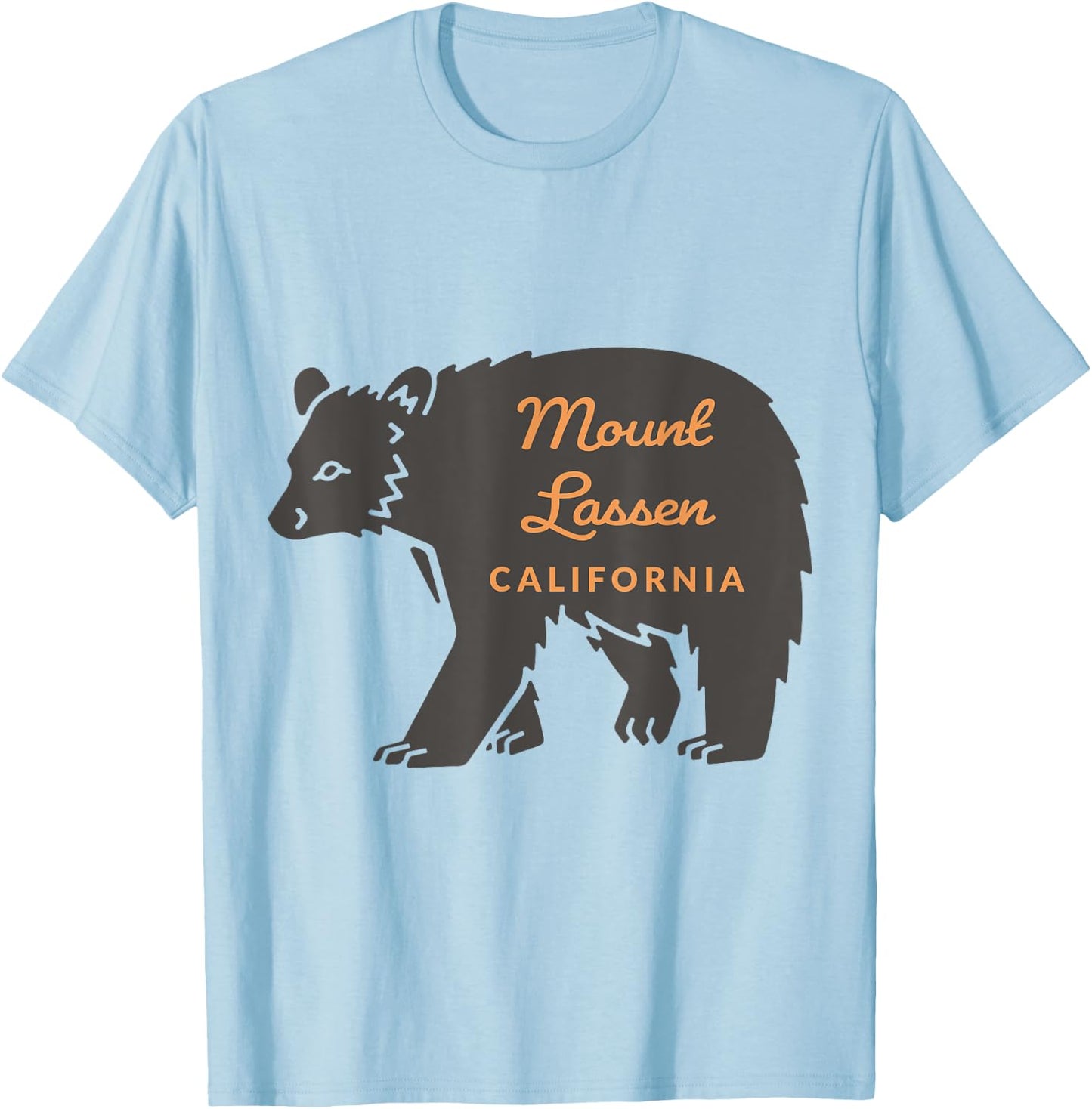 Mount Lassen Souvenir T-Shirt - T-Shirt | Light Blue
