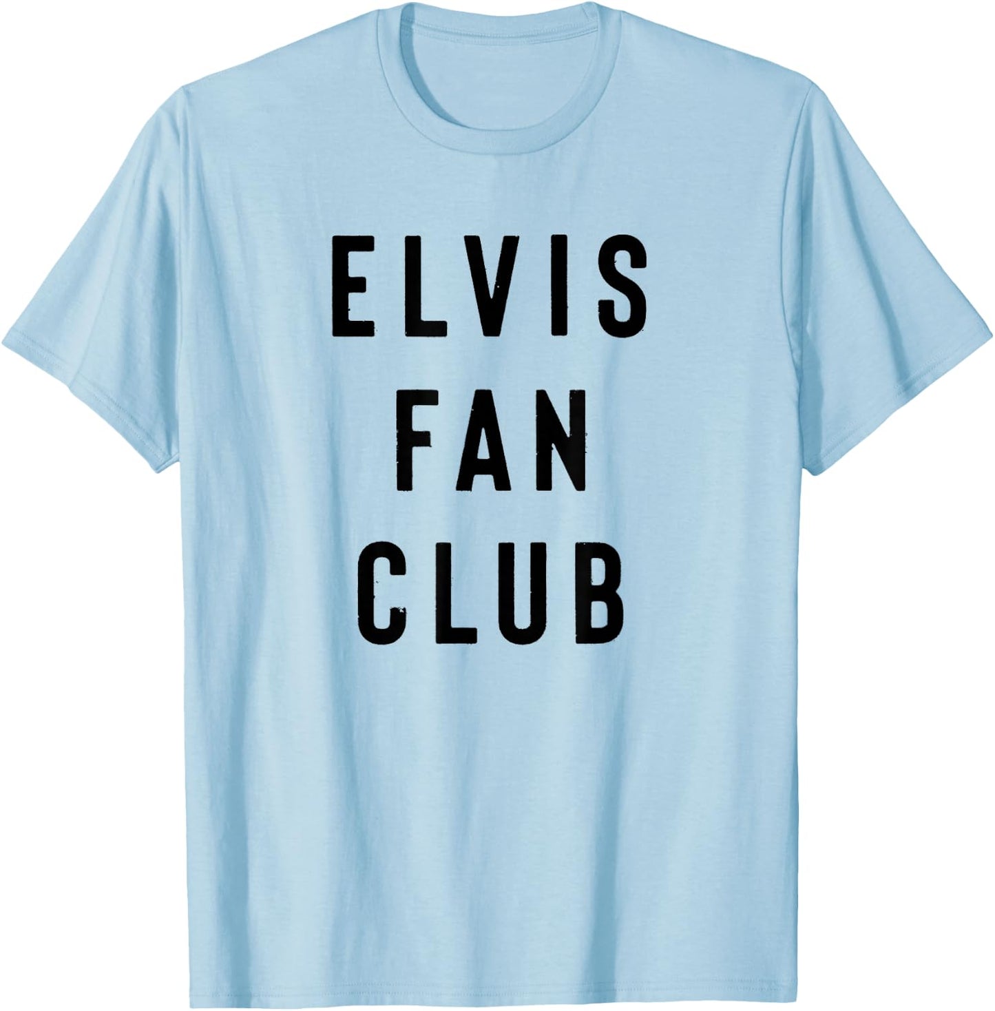 Elvis Fan Club Official T-Shirt - T-Shirt | Light Blue