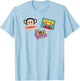 Paul Frank Julius Polaroid And Tape Poster T-Shirt - T-Shirt | Light Blue