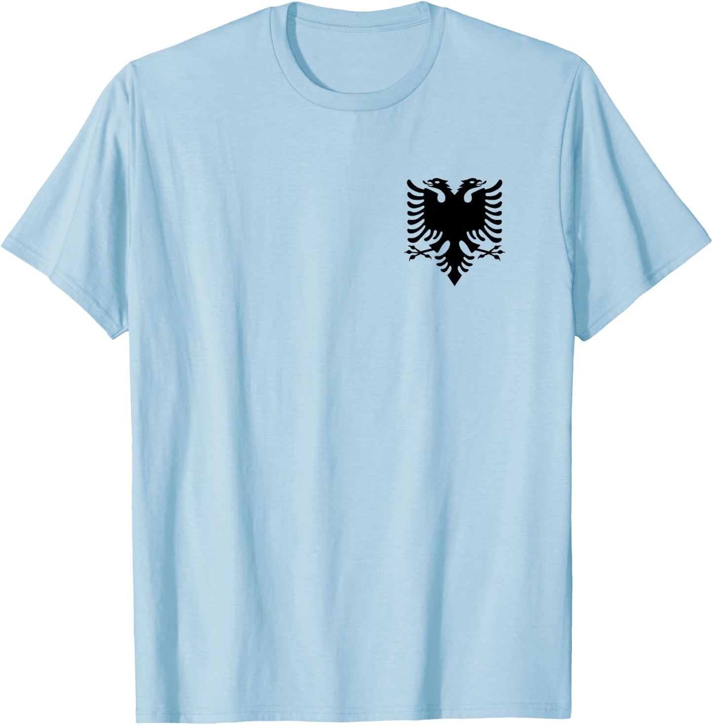 Albanian Flag Shqip Shqiponja Albanian Eagle Albania T-Shirt - T-Shirt | Light Blue