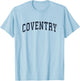 Coventry Connecticut CT Vintage Sports Design Navy Design T-Shirt - T-Shirt | Light Blue
