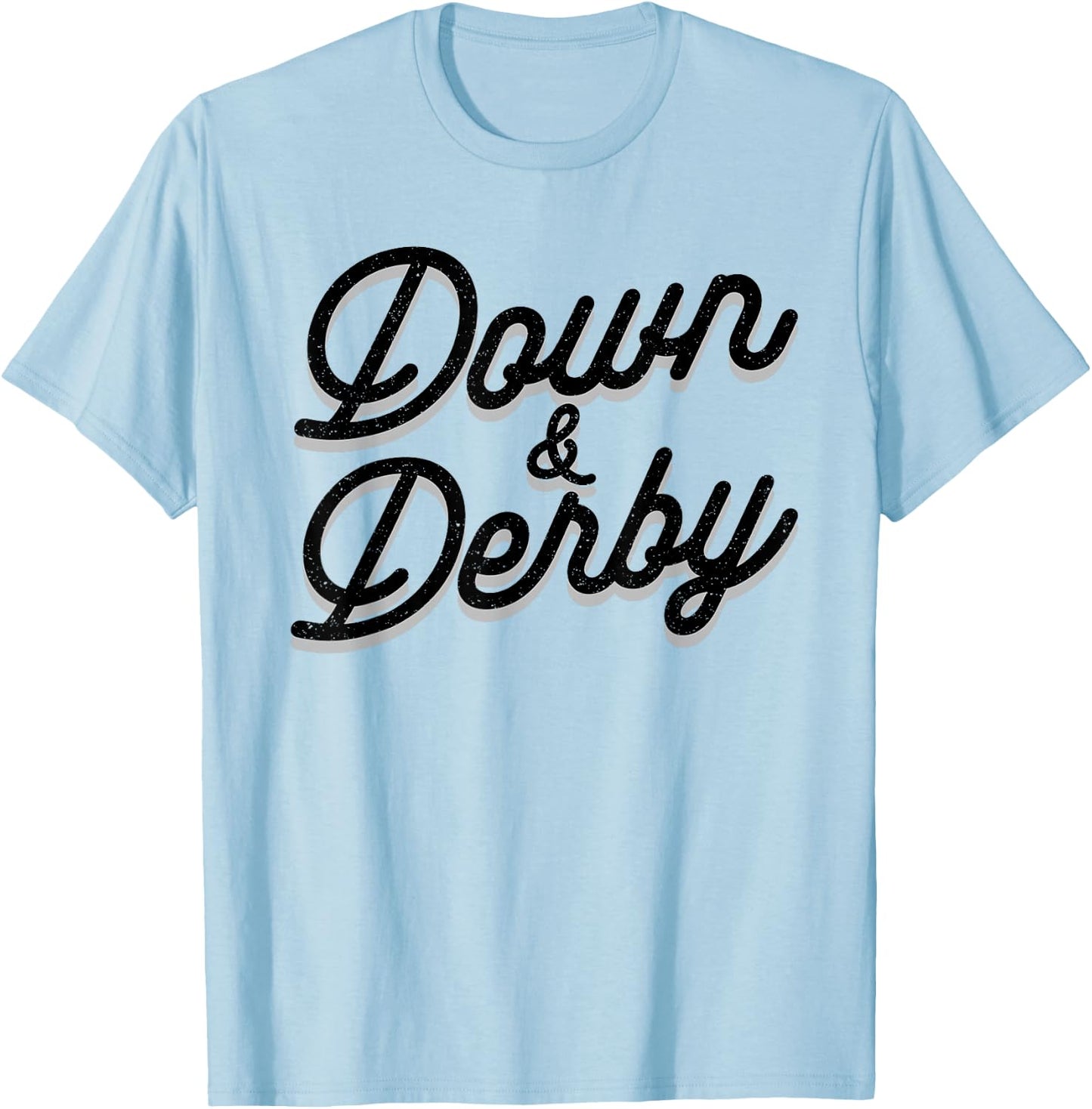 Funny Horse Racing Vintage Down And Derby KY Derby Horse T-Shirt - T-Shirt | Light Blue