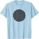 Sunflower Seed Fibonacci Phi Golden Ratio Math T-Shirt - T-Shirt | Light Blue
