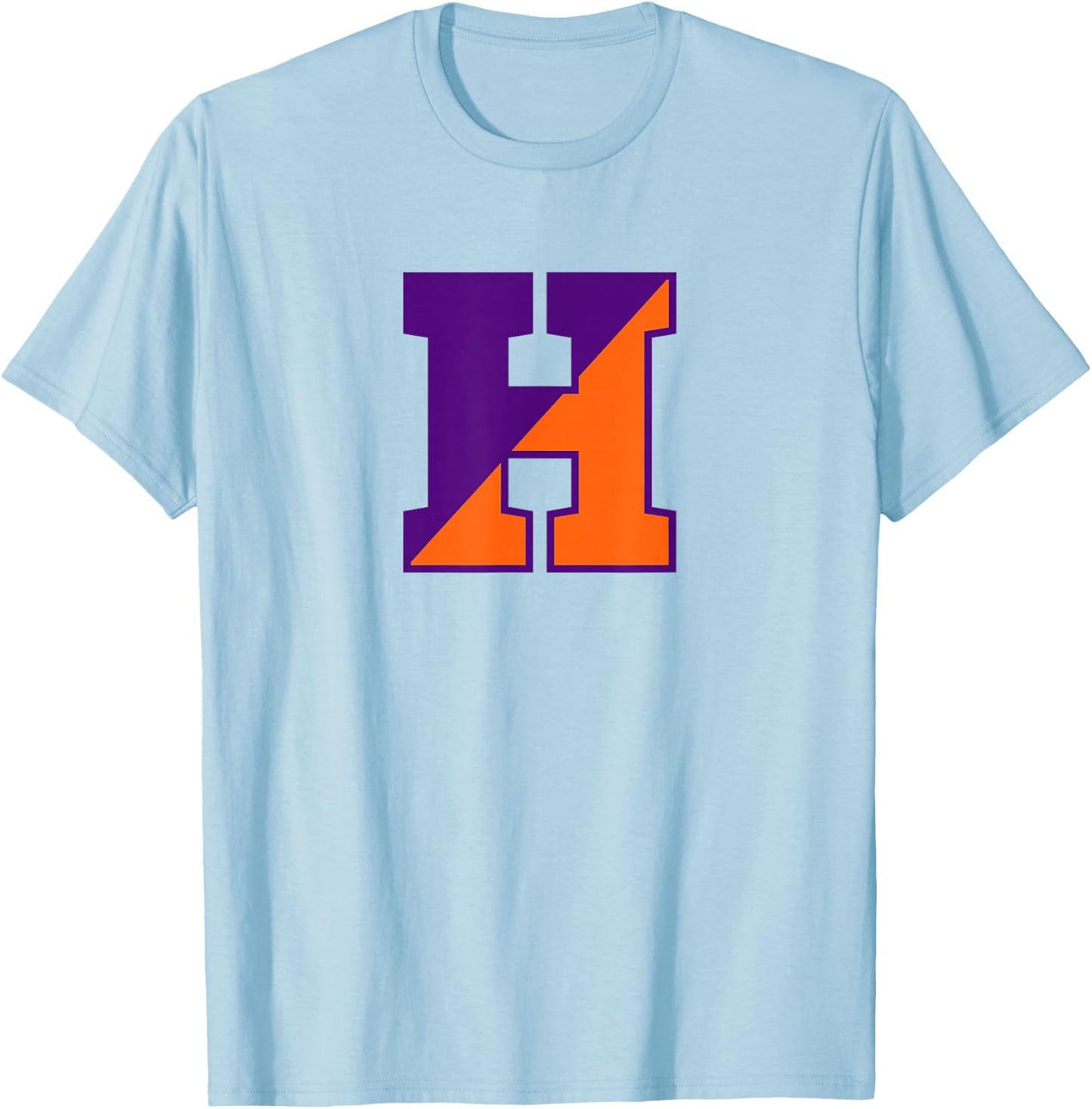 Hobart College Statesmen Monogram Logo HWSC T-Shirt - T-Shirt | Light Blue