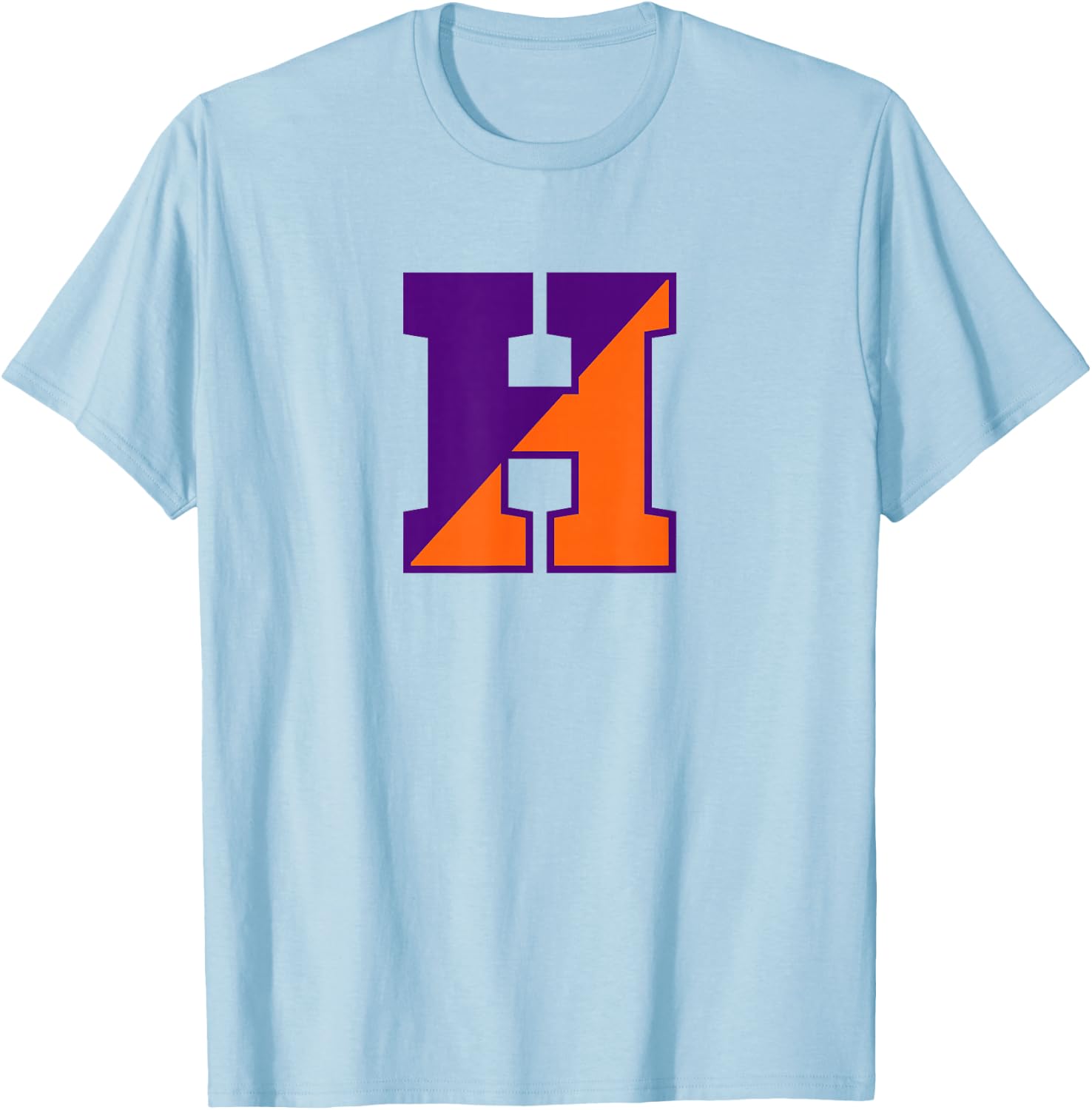 Hobart College Statesmen Monogram Logo HWSC T-Shirt - T-Shirt | Light Blue