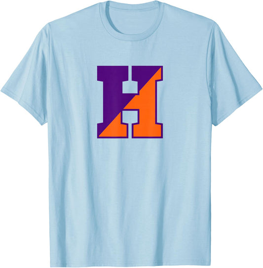 Hobart College Statesmen Monogram Logo HWSC T-Shirt - T-Shirt | Light Blue