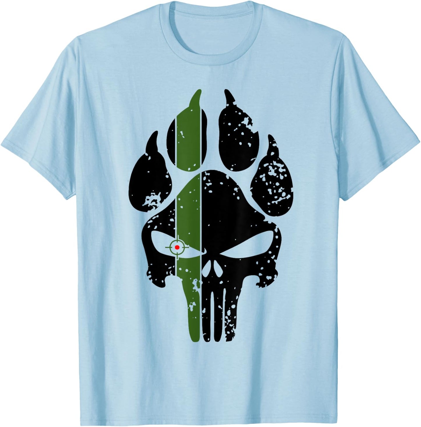 Military Working Dog K9 Soldier Dog Combat Soldier Shirt Women T-Shirt - T-Shirt | Light Blue
