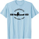 California Yosemite Bear Canoe Silhouette National Parks T-Shirt - T-Shirt | Light Blue