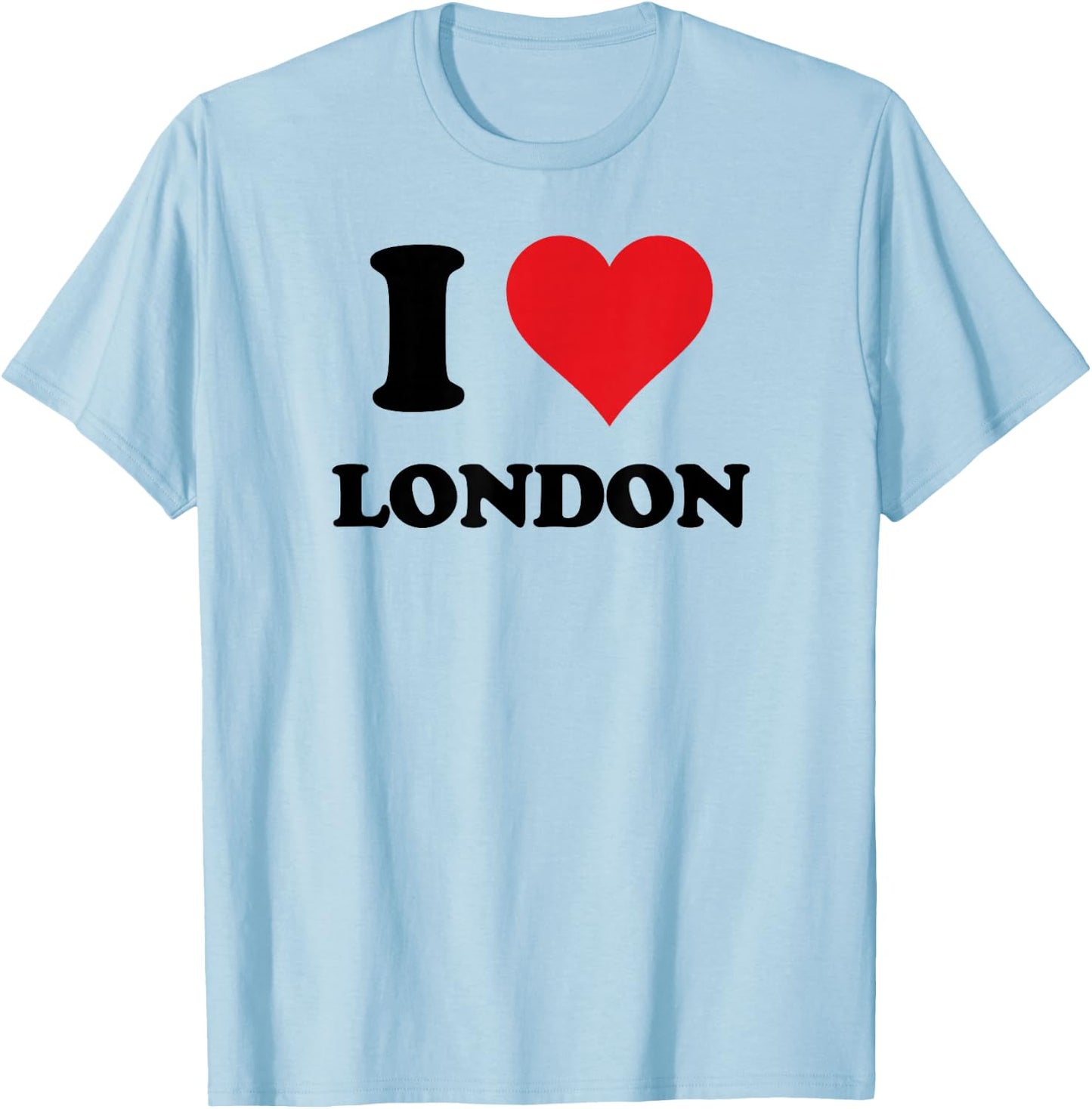 I Heart London First Name I Love Personalized Stuff T-Shirt - T-Shirt | Light Blue