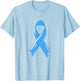 Prostate Cancer Awareness Ribbon Light Blue Fighter Chemo T-Shirt - T-Shirt | Light Blue