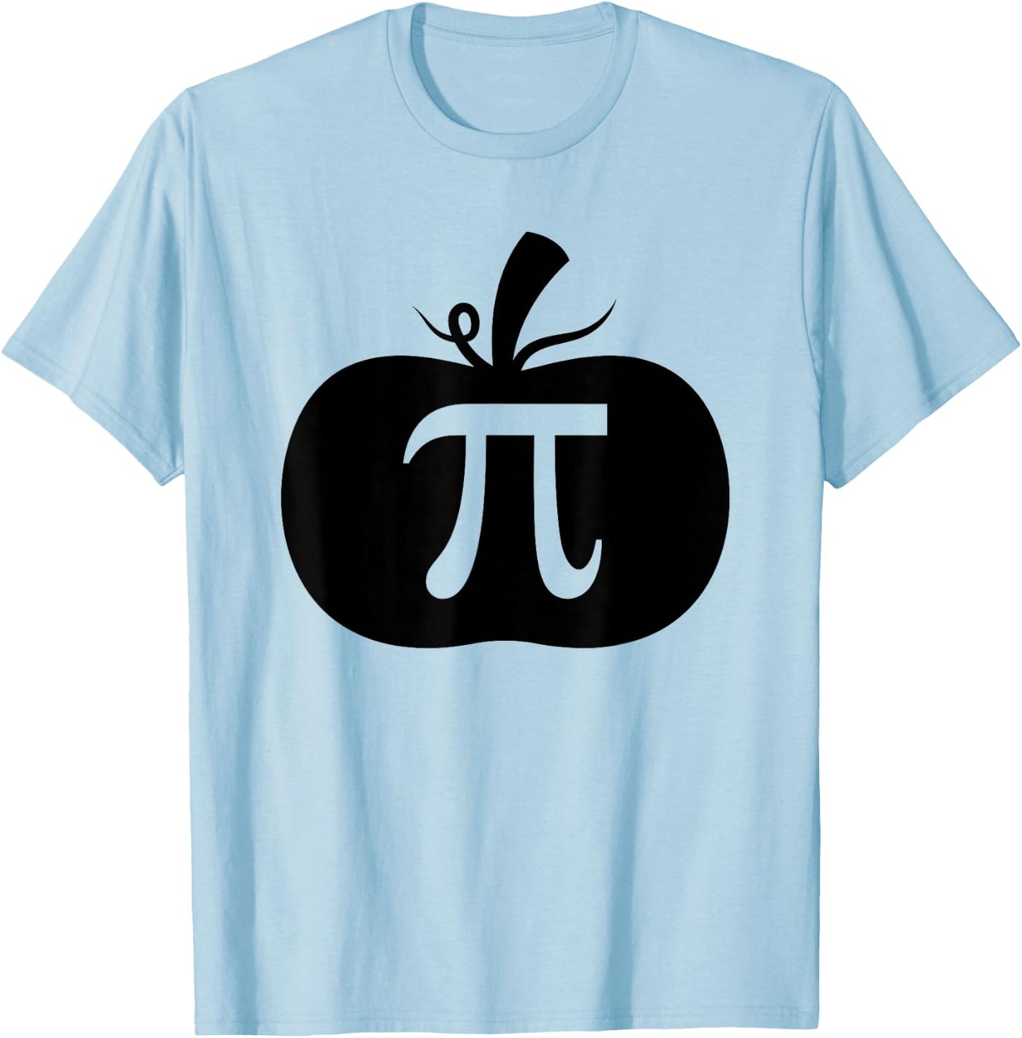 Pumpkin Pie Funny Math Halloween Thanksgiving Pi Day Autumn T-Shirt - T-Shirt | Light Blue