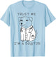 Trust me I am a Dogtor T-Shirt - T-Shirt | Light Blue