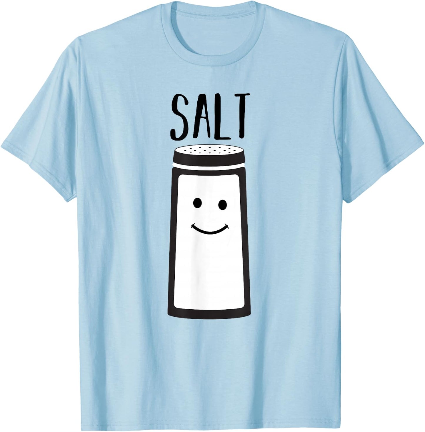 Salt Matching Best Friend BFF Couple Set T-Shirt - T-Shirt | Light Blue