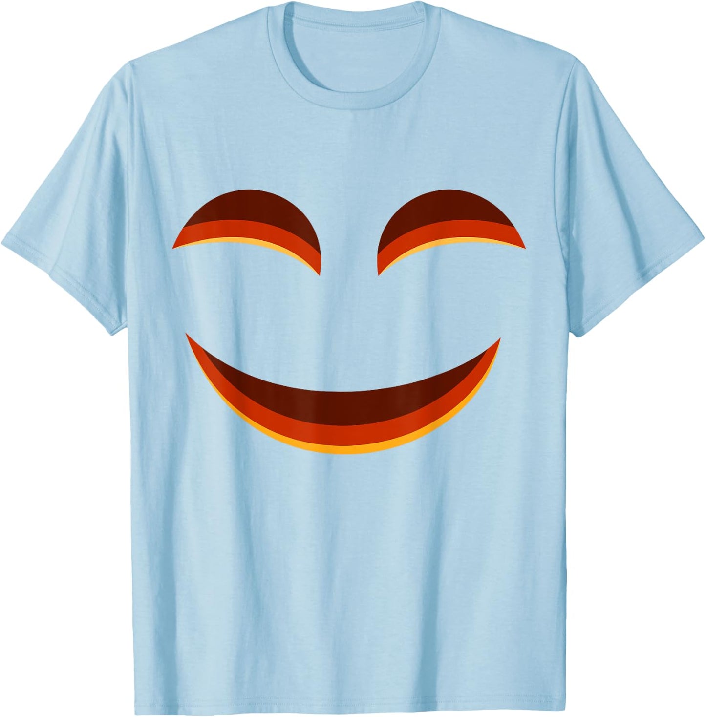 Pumpkin Jack O Lantern Face Jackolantern T-Shirt - T-Shirt | Light Blue
