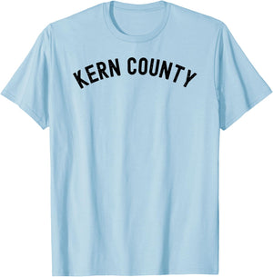 Kern County California Flag Vintage Forest River Camp Retro T-Shirt - T-Shirt | Light Blue