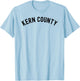Kern County California Flag Vintage Forest River Camp Retro T-Shirt - T-Shirt | Light Blue