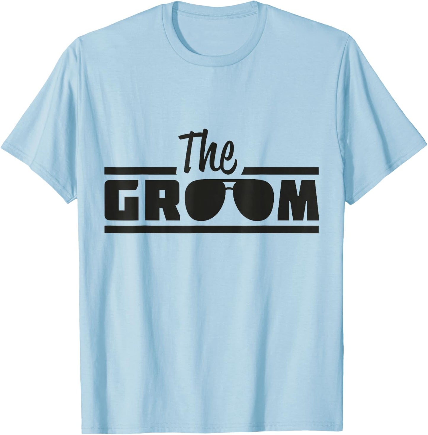 The Groom Vintage Men Groom To Be Wedding Day T-Shirt - T-Shirt | Light Blue