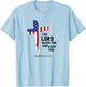 American Flag, The Lord Bless You and Keep You Christian Kids Men T-Shirt - T-Shirt | Light Blue