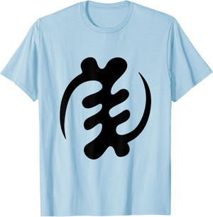 Gye Nyame Adinkra Symbol African Ashanti Culture T-Shirt - T-Shirt | Light Blue