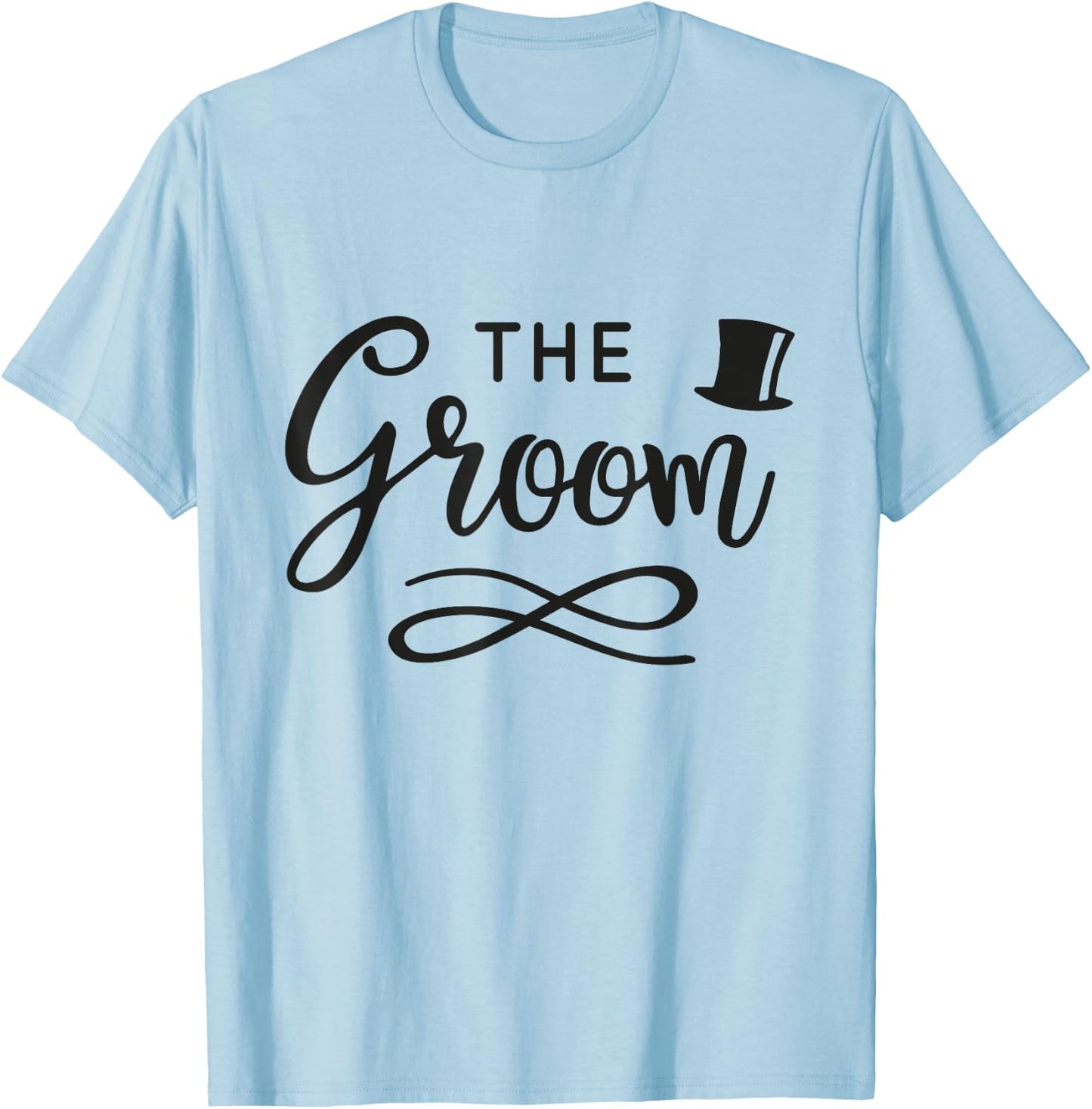 The Groom Groom To Be Vintage Men Wedding Day T-Shirt - T-Shirt | Light Blue