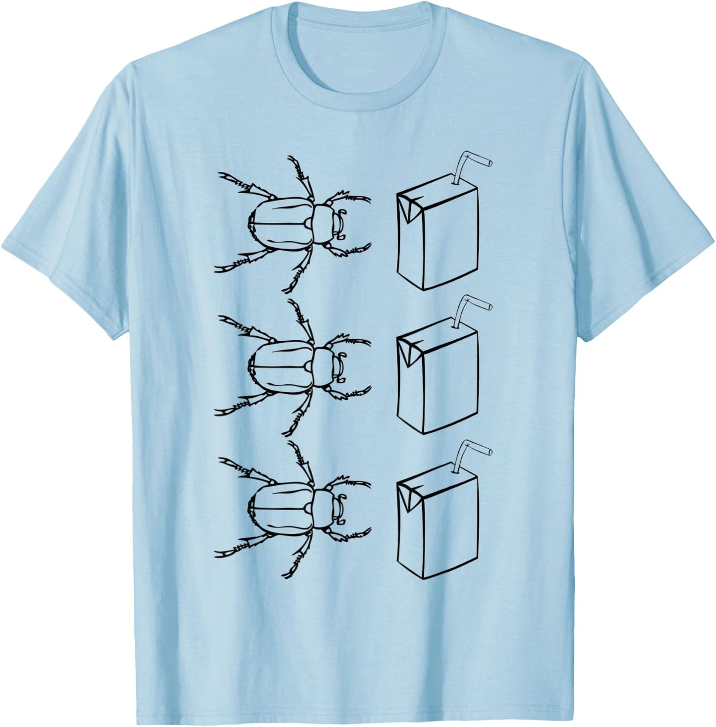 Beetle and Juice x 3. Halloween Costume. Men, Women or Kids T-Shirt - T-Shirt | Light Blue