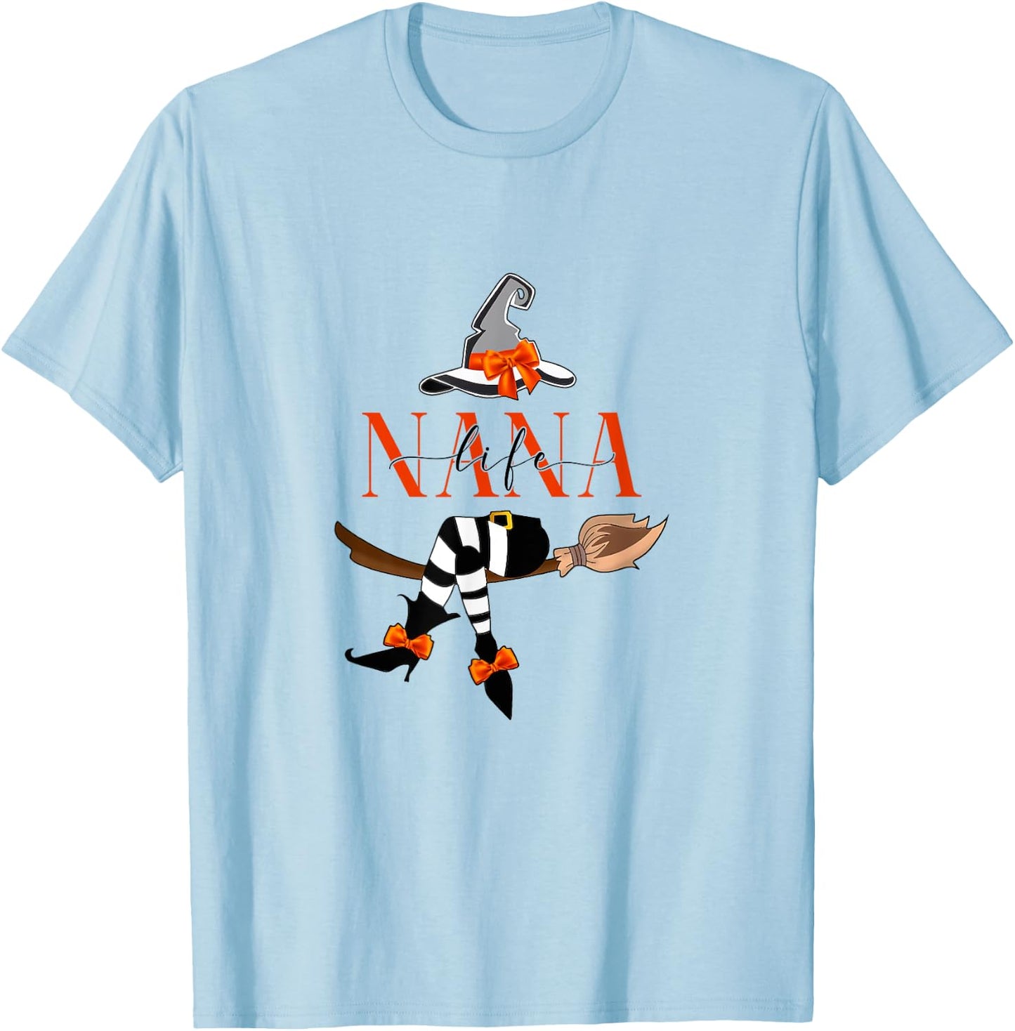 Grandma Gigi Halloween Costume T-Shirt - T-Shirt | Light Blue