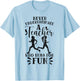 Teacher Who Runs For Fun Marathon Running Runner Graphic T-Shirt - T-Shirt | Light Blue