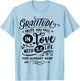 Gratitude helps you fall in love with the life you have T-Shirt - T-Shirt | Light Blue