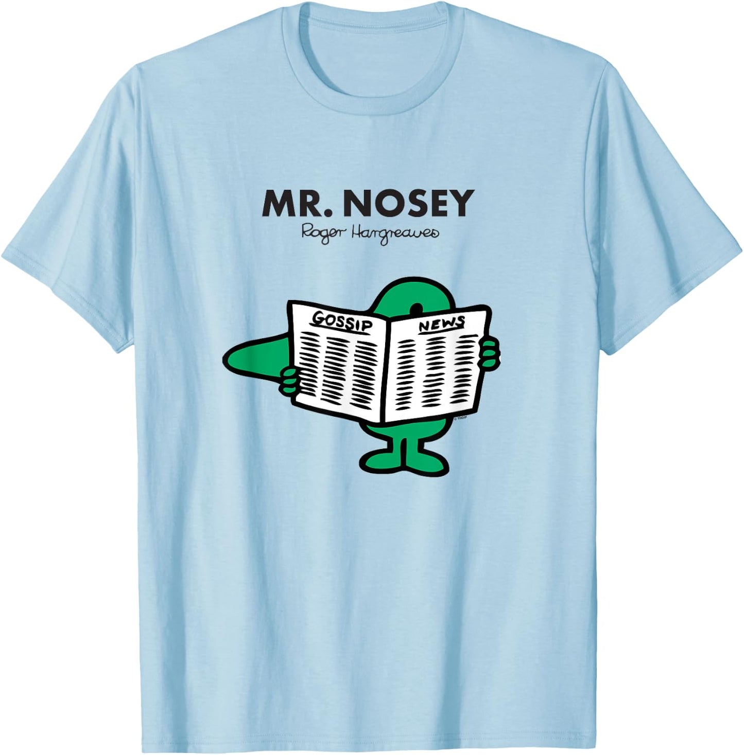 Mr. Men Mr. Nosey T-Shirt - T-Shirt | Light Blue