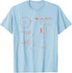 Funny Voyager Golden Record T-Shirt - T-Shirt | Light Blue