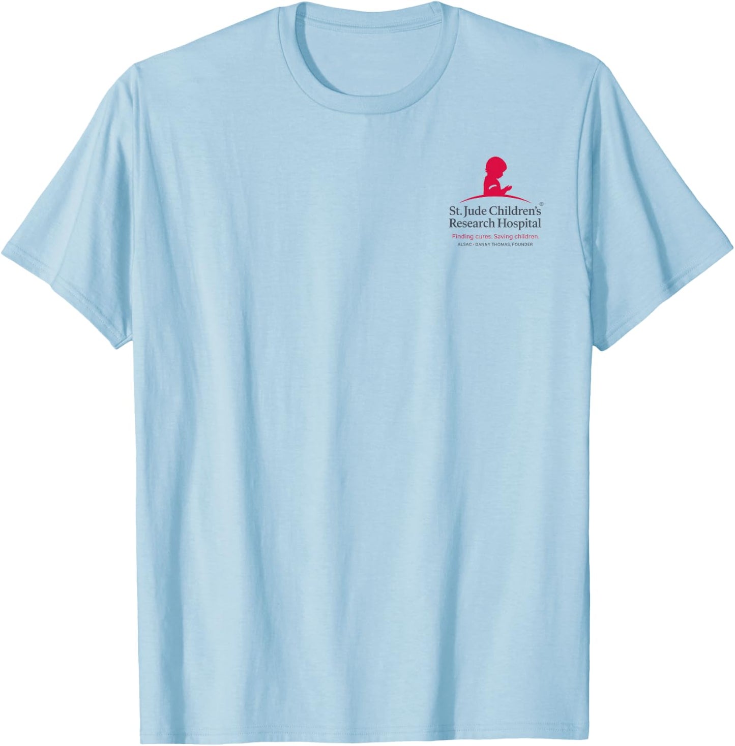 St. Jude I Love St. Jude Global Patient Art T-Shirt - T-Shirt | Light Blue