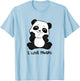 I love Pandas Shirt Sweet Panda bear Baby Panda Girl T-Shirt - T-Shirt | Light Blue