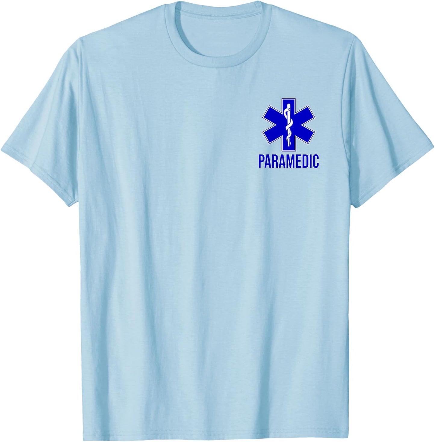 Paramedic Star of Life Emt Ems Ambulance Uniform Costume T-Shirt - T-Shirt | Light Blue