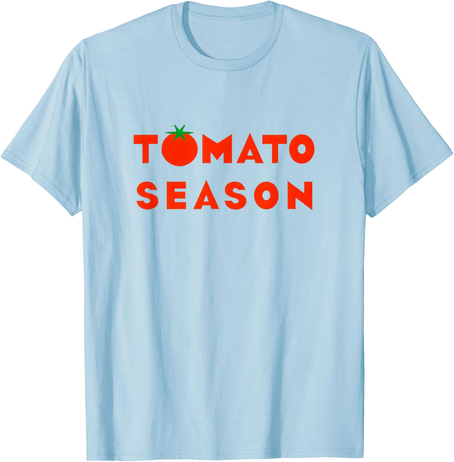 Tomato Season Funny Tomato Gardening Vegetables Farmer T-Shirt - T-Shirt | Light Blue