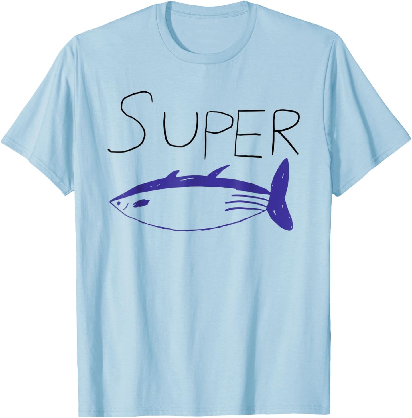 Super Tuna Jin T-Shirt - T-Shirt | Light Blue