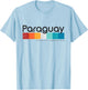 Vintage Paraguay South America 1980s Retro Design T-Shirt - T-Shirt | Light Blue