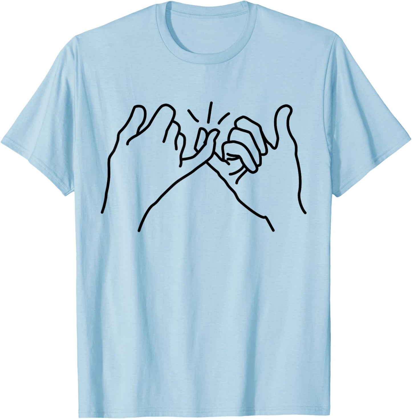 Pinky Swear Promise T-Shirt - T-Shirt | Light Blue