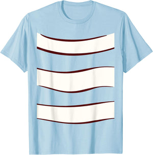 DIY Fancy Dress Kids Clown Fish Belly Costume Boy Girl T-Shirt - T-Shirt | Light Blue