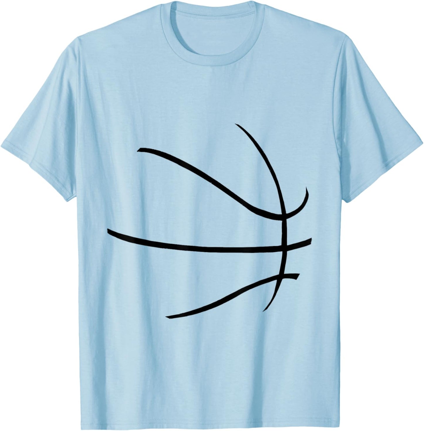 Basketball Costume Basketball Player Carnival Fancy Dress T-Shirt - T-Shirt | Light Blue