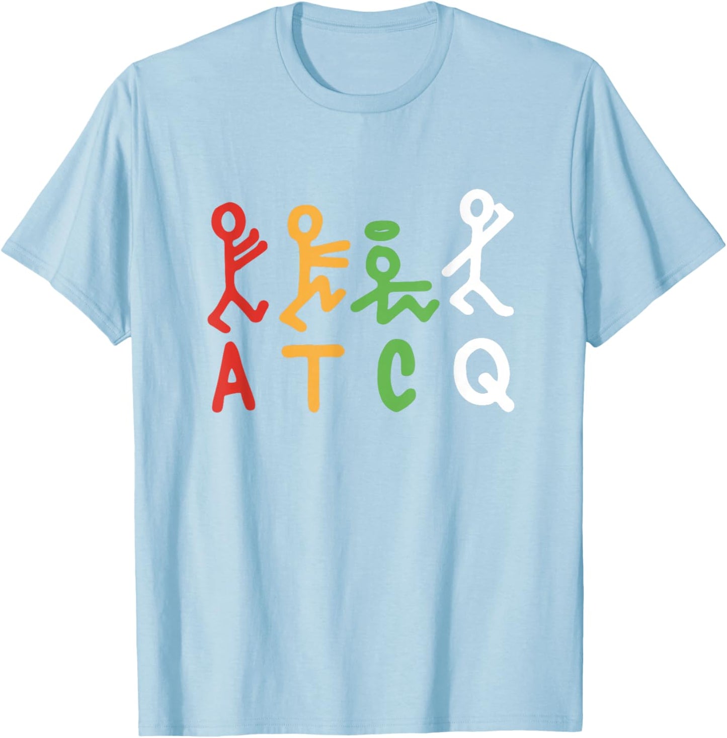 A Tribe Called Quest Official Logo Green T-Shirt - T-Shirt | Light Blue
