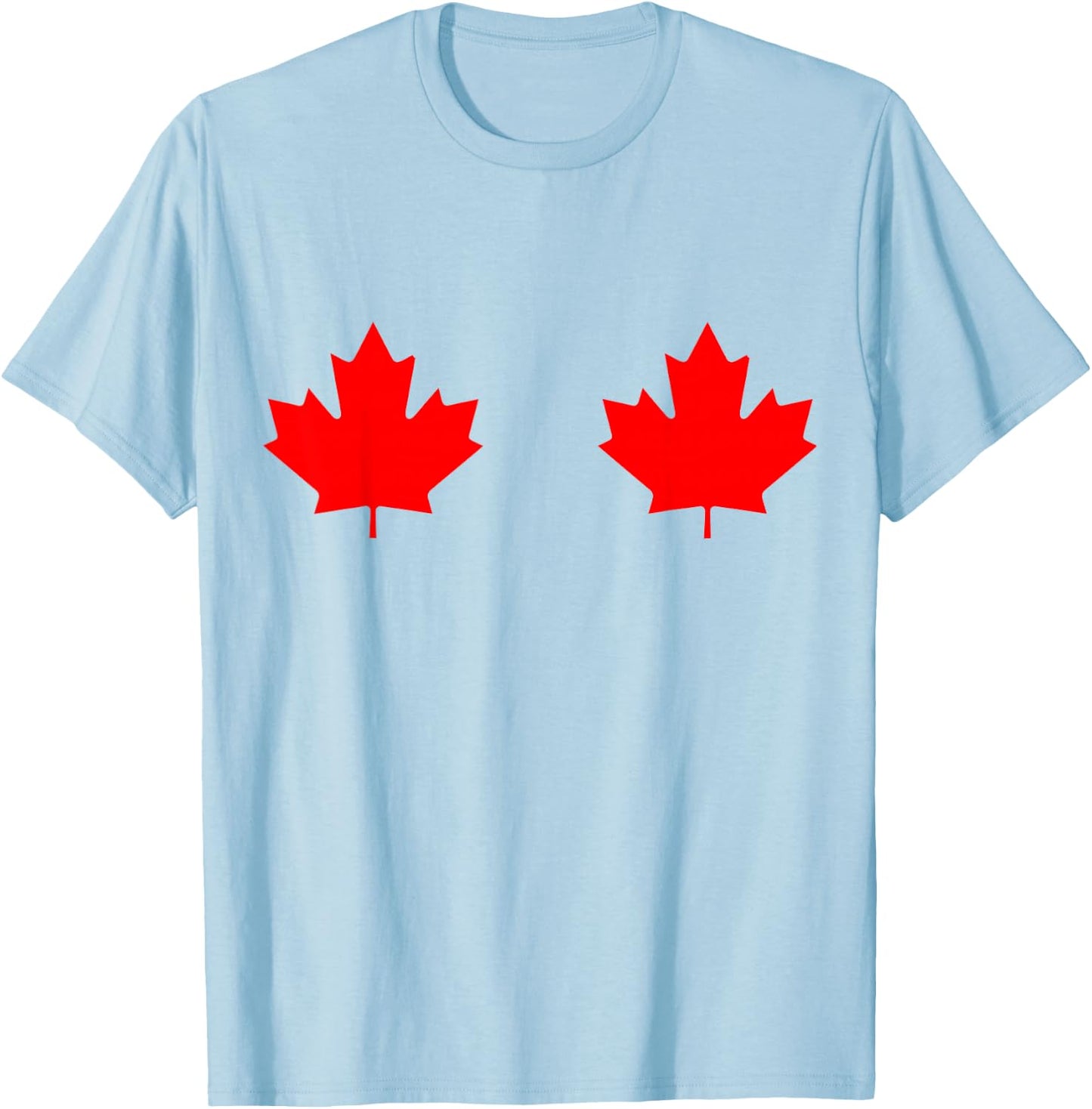 Maple Leaf Canada Day - Canadian Flag T-Shirt - T-Shirt | Light Blue