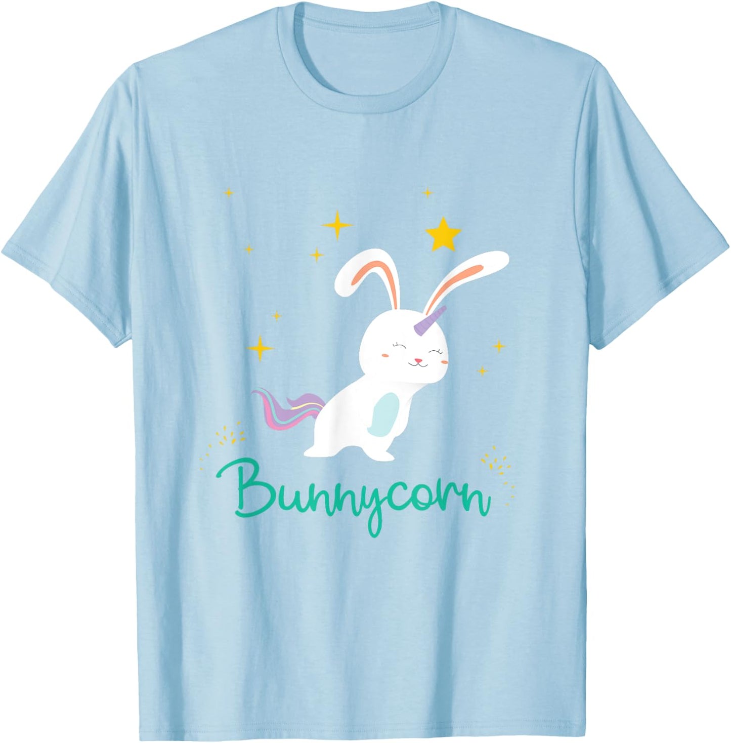 Bunnycorn Unicorn Bunnies Cute Funny Rabbit T-Shirt - T-Shirt | Light Blue