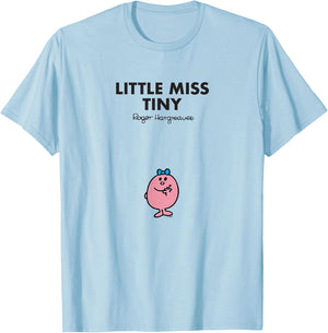 Mr. Men Little Miss Tiny T-Shirt - T-Shirt | Light Blue